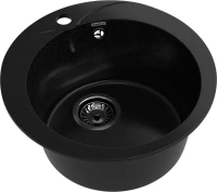 Мойка GranFest мрамор R480 черный