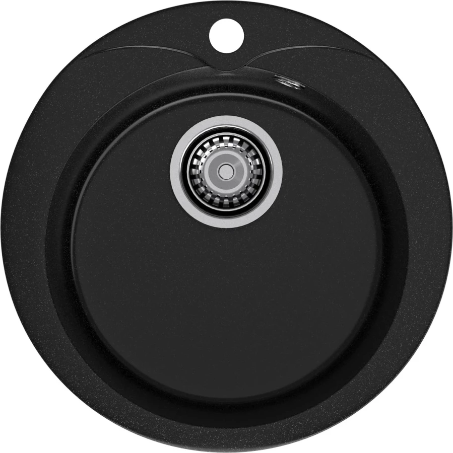 Мойка GranFest мрамор R480 черный