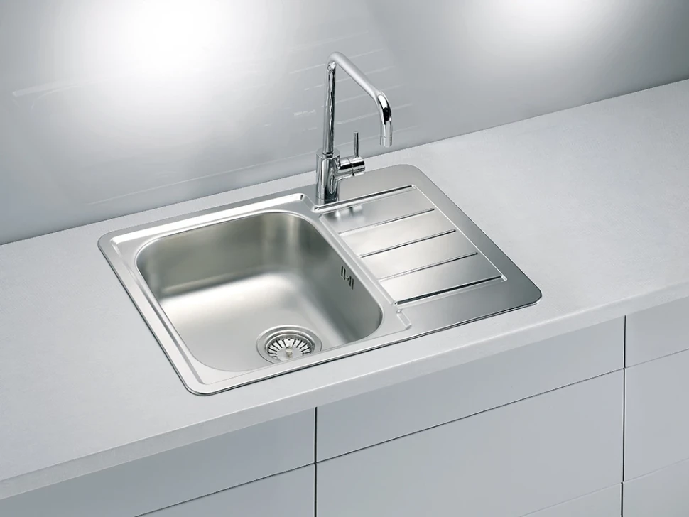 Мойка для кухни Alveus LINE 110 NAT 90 FI 615X500 в компл. с сифоном 1130551